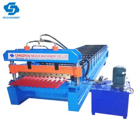 Florence Steel Corrugated Sheet Roll Forming Machine